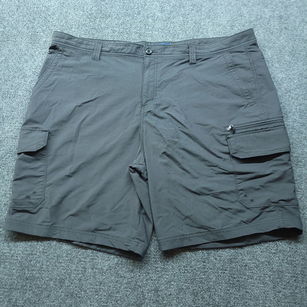 George Mens Cargo Shorts Black Size‎ 46 Stretch Utility Hiking GE201108